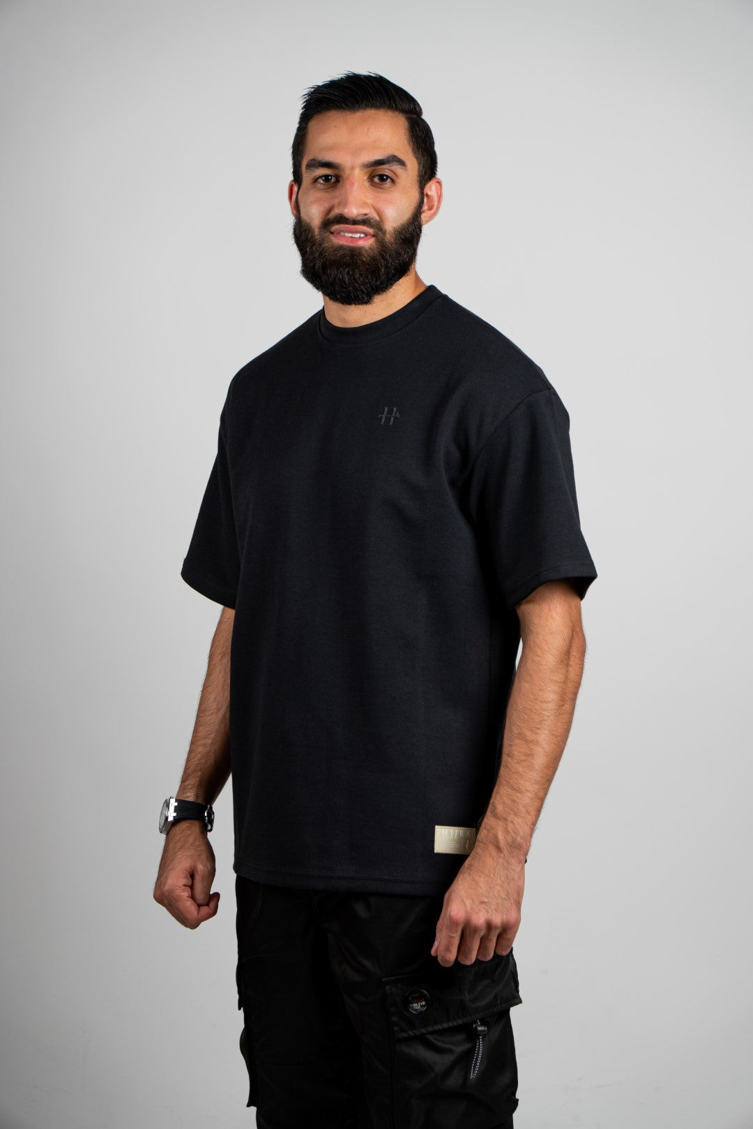 Oversized T-shirt - Black